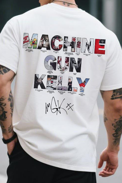 Mgk Back Printed  T-Shirt