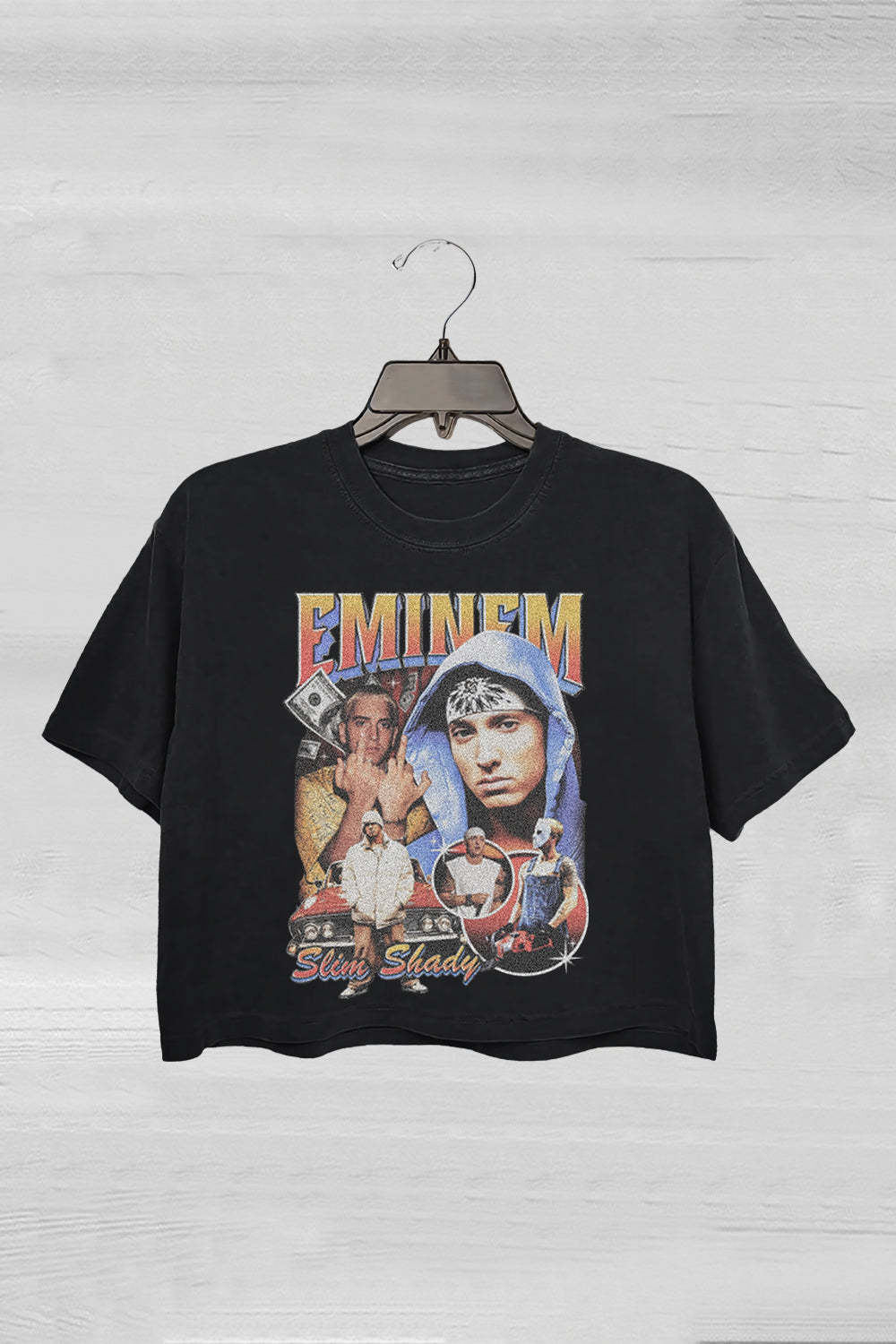 Limited Eminem Slim Shady Vintage Crop Tee For Women