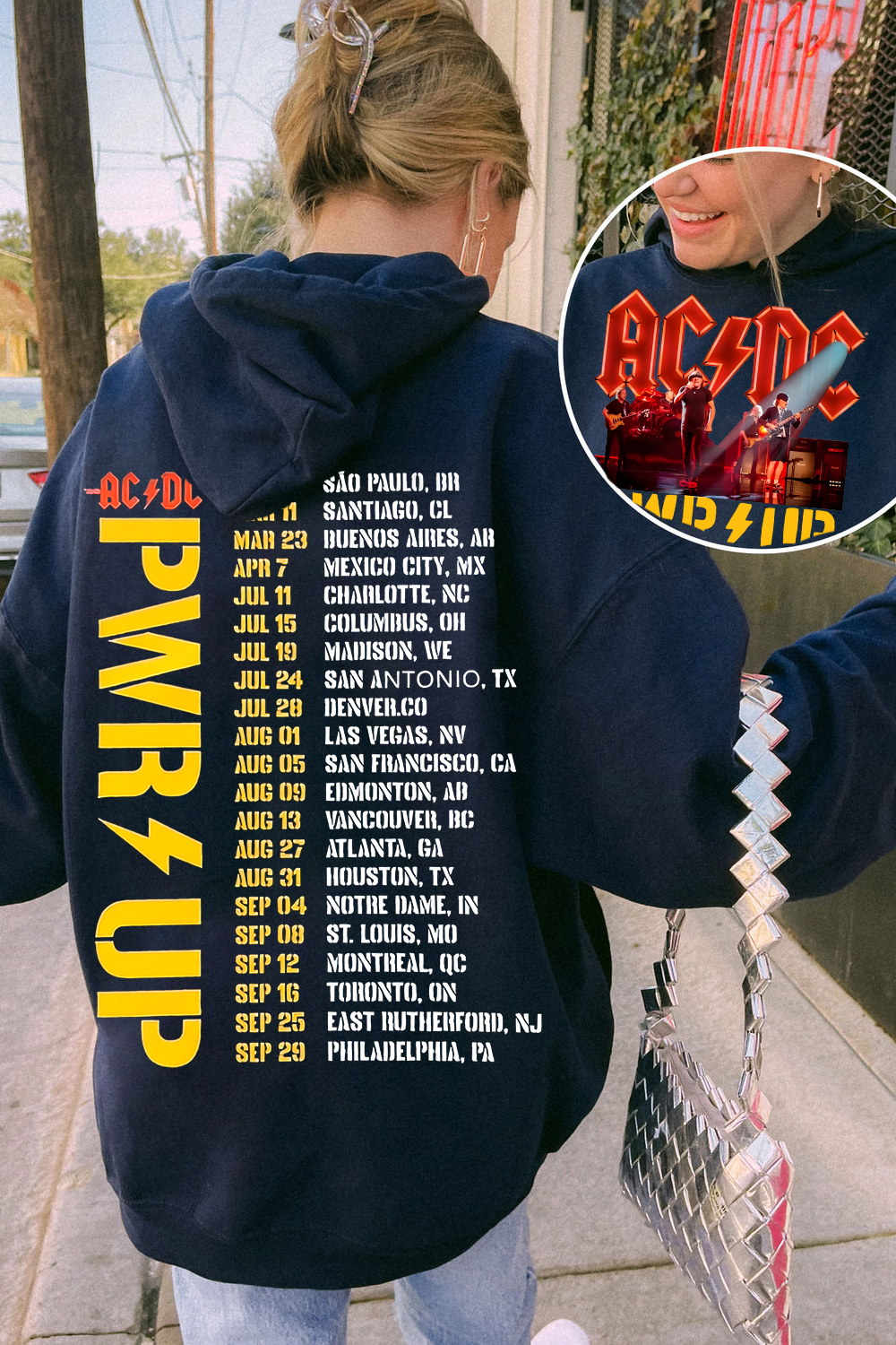 AC/DC Hoodie For Women