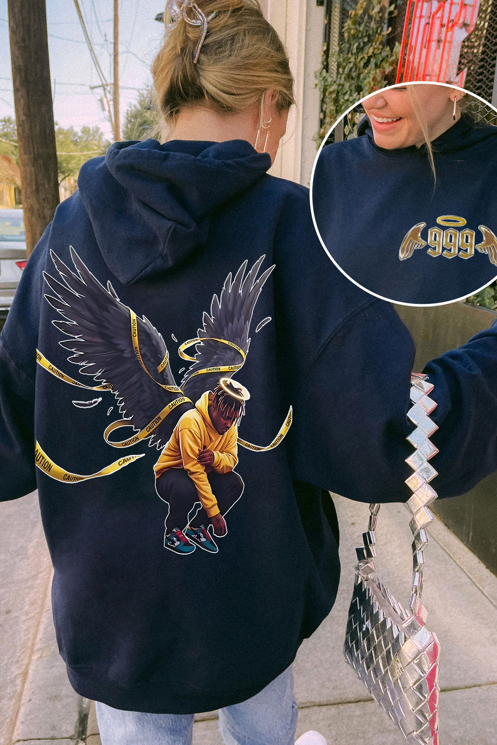 😱 Juicewrld 999 Hoodie For Women