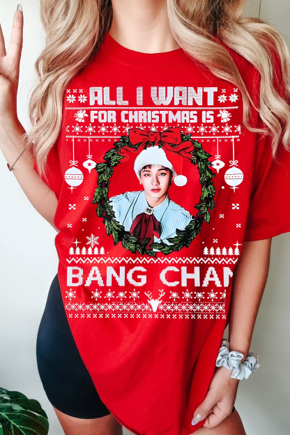 Bang Chan Christmas Women Shirt