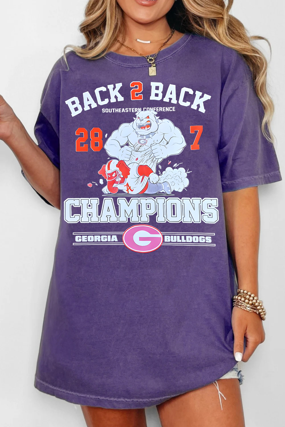 Back 2 Back SEC Champs Women Tee