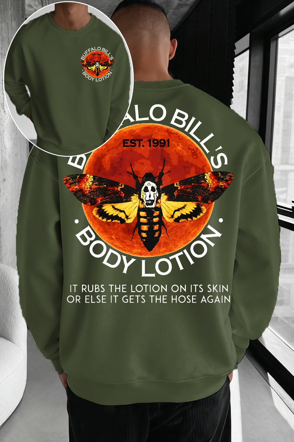 The Silence of the Lambs Movie Sweatshirt