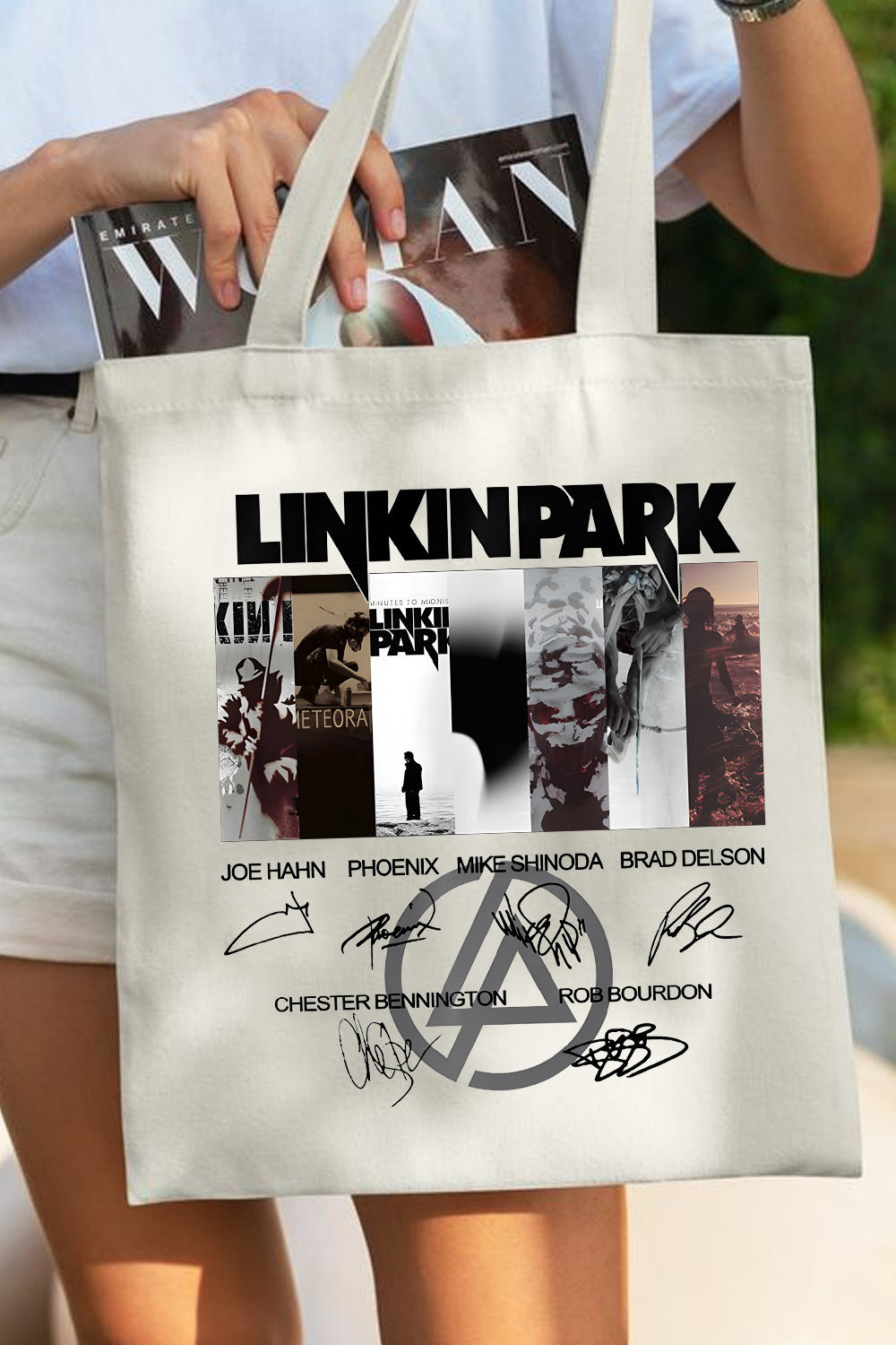 LP Logo Signatures Tote Bag