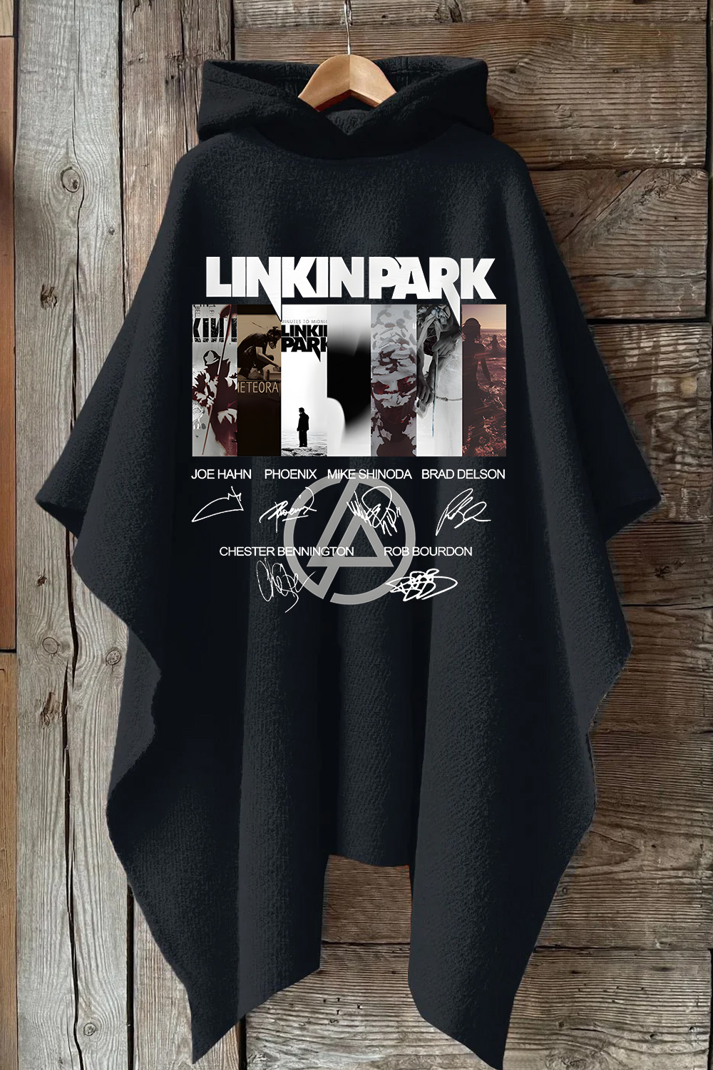 LP Logo Signatures Hooded Warm Shawl Cape