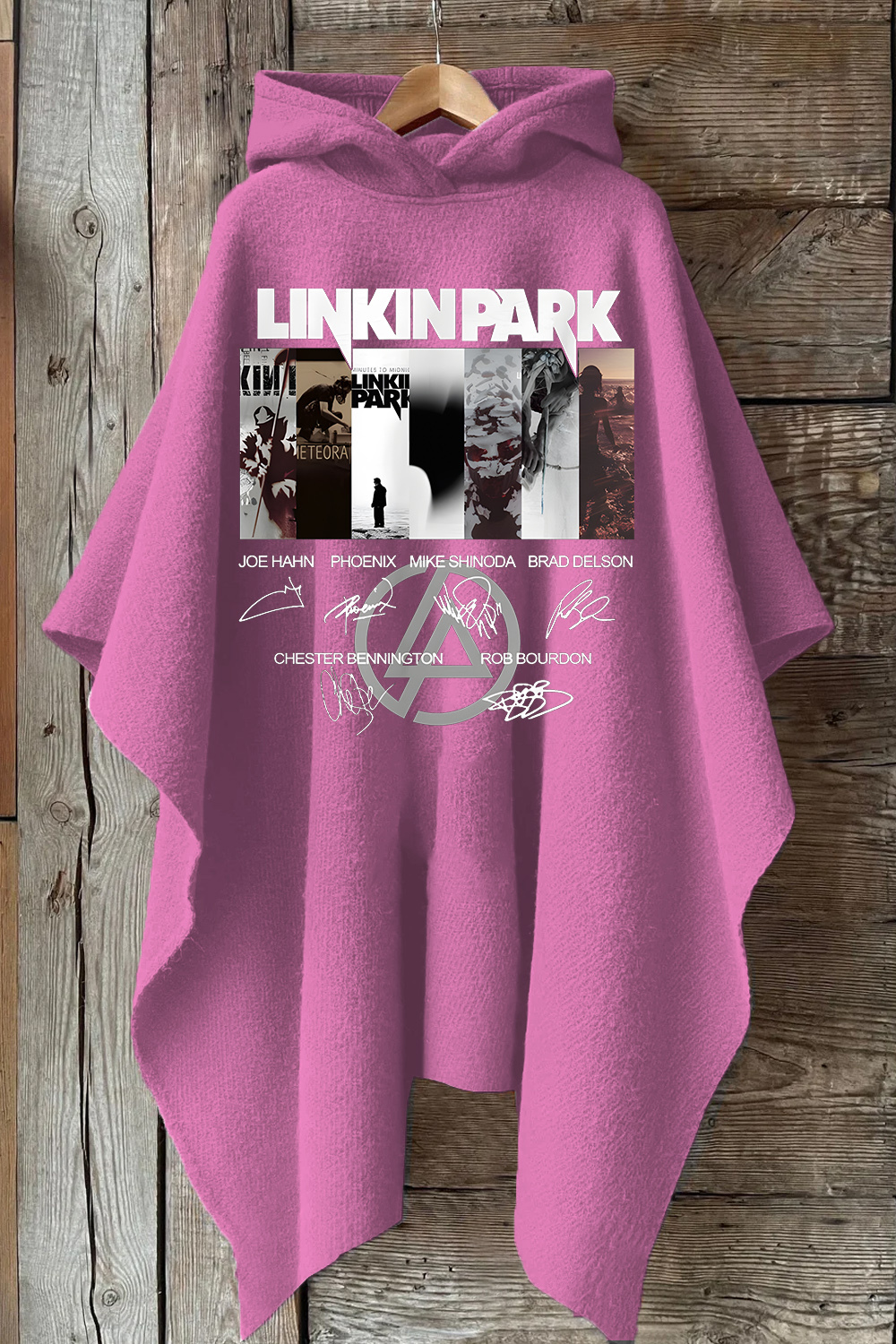 LP Logo Signatures Hooded Warm Shawl Cape