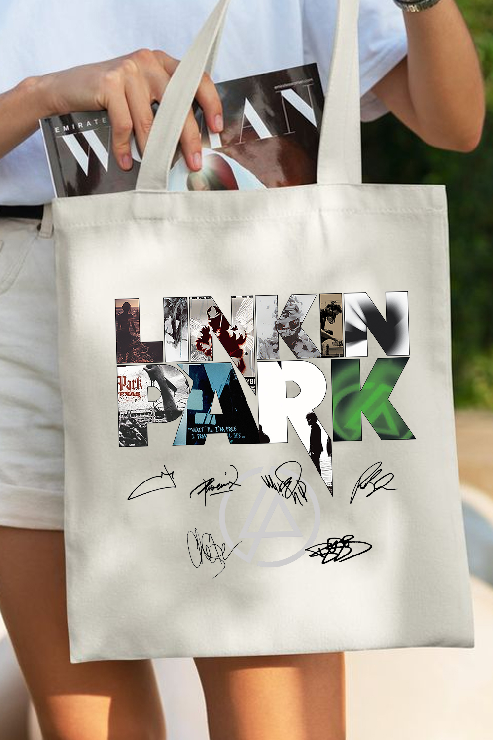 L P Albums Tote Bag