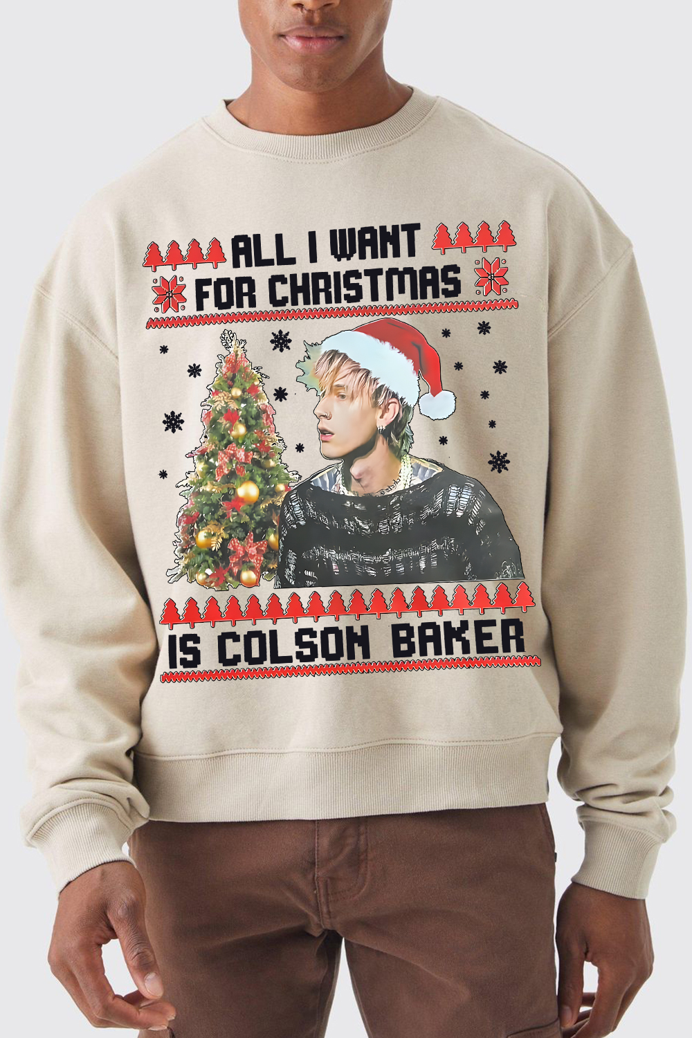 Christmas MGK Sweatshirt For Men