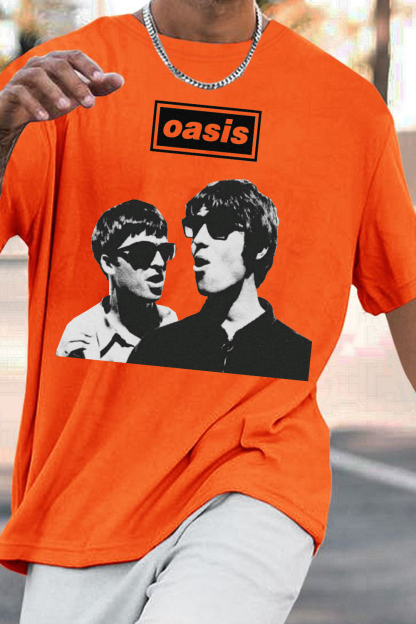 Oasis Unisex T Shirt Definitely Maybe Promo Official Reunion Tour 2025