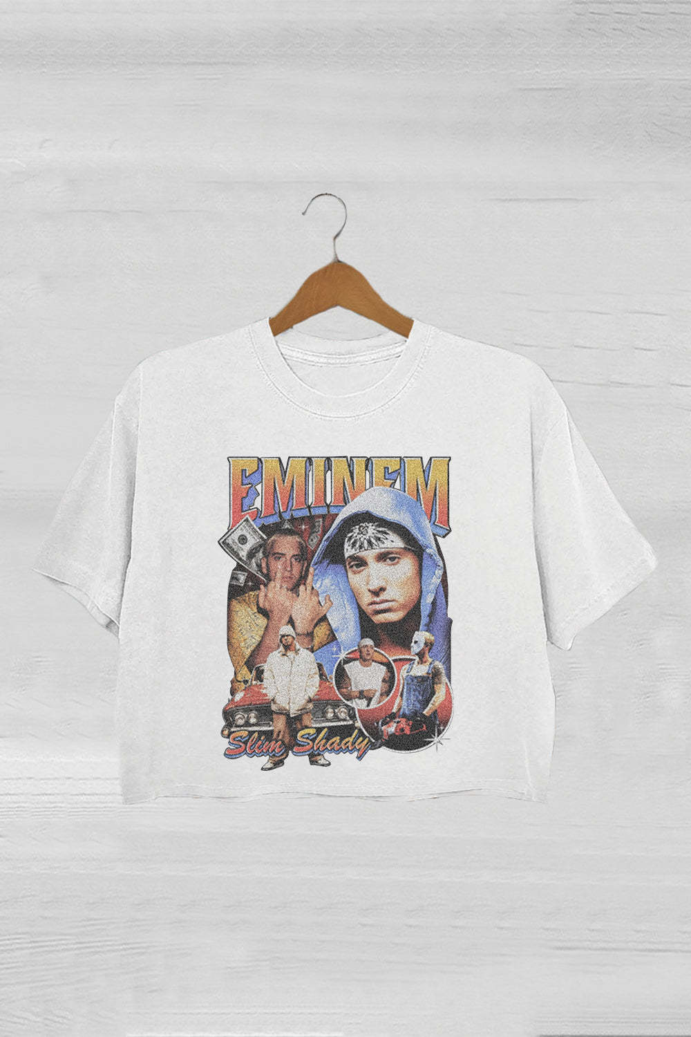 Limited Eminem Slim Shady Vintage Crop Tee For Women