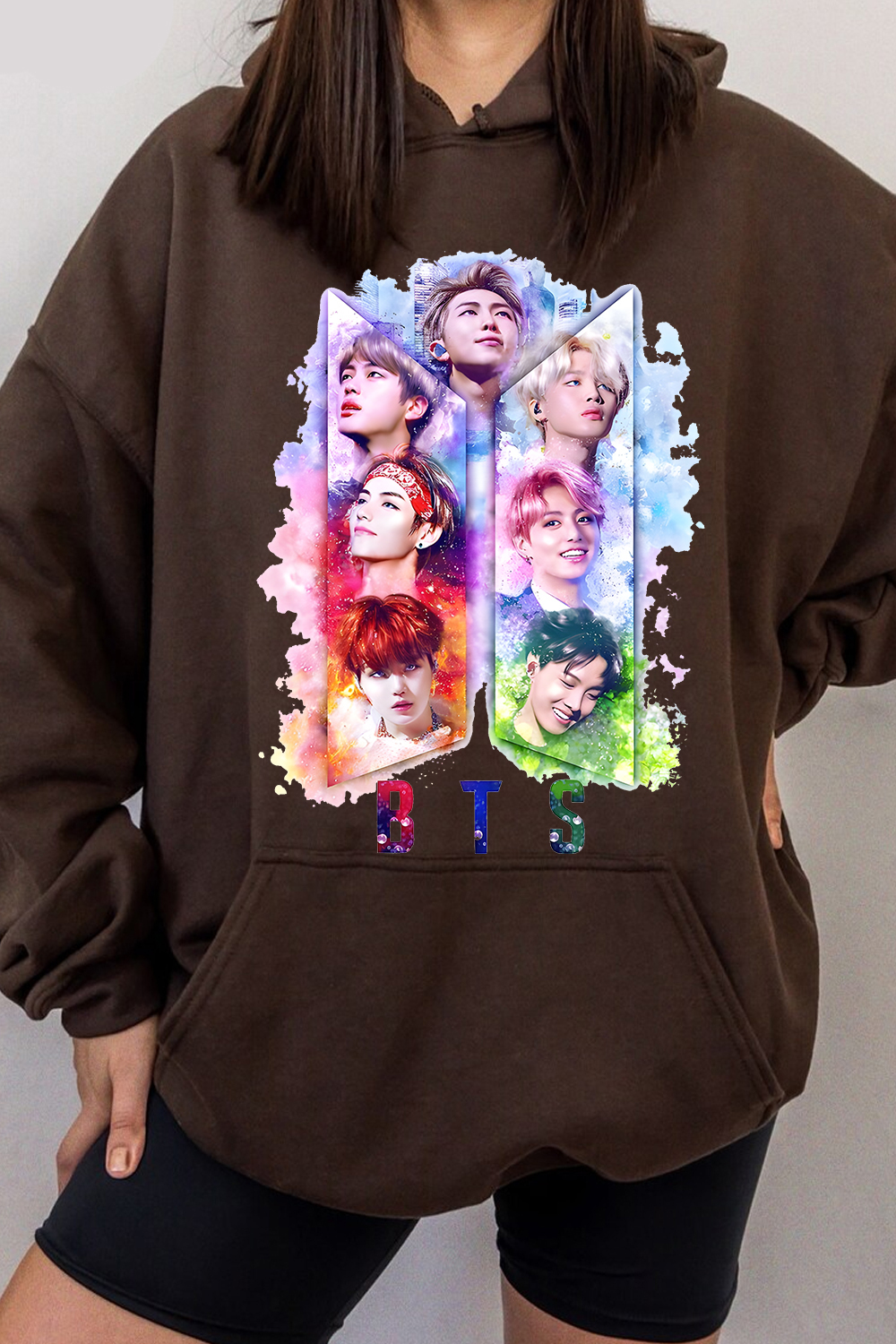 BTS Personalized Colorful Printed Hoodie