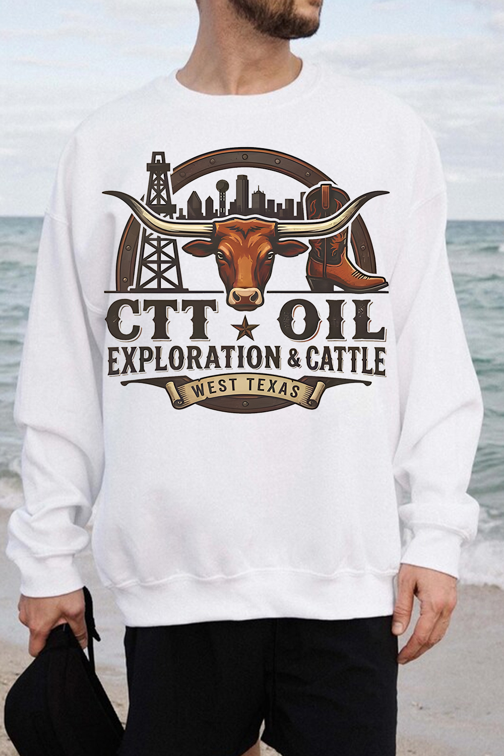 CTT Oil Exploration Cattle Sweatshirt