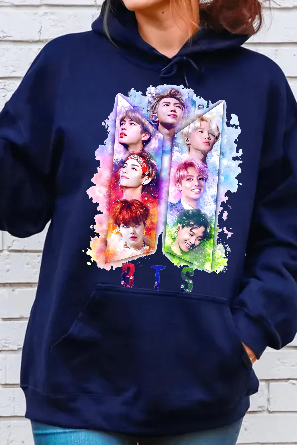 BTS Personalized Colorful Printed Hoodie