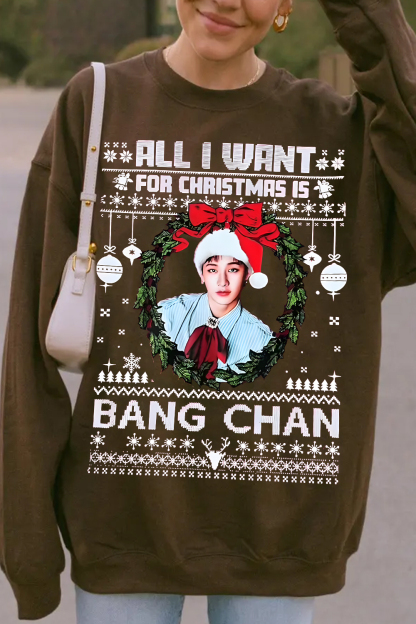  Bang Chan Christmas Sweatshirt 