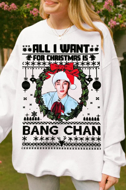  Bang Chan Christmas Sweatshirt 