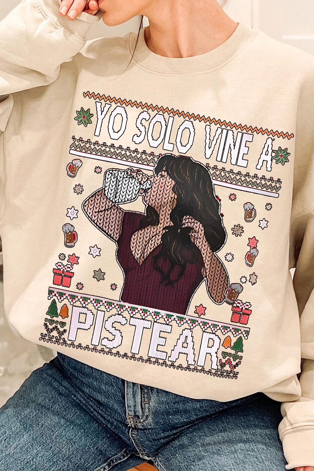 Funny Jenni Rivera Graphic Sweatshirt For Xmas 2025