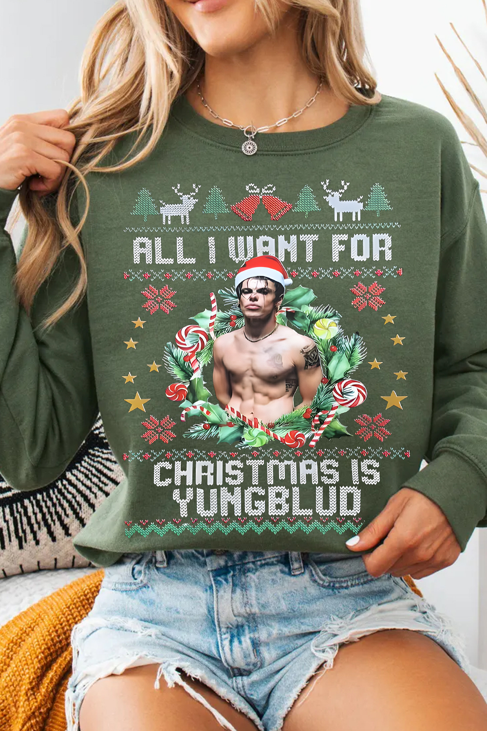 Yungblud Sweatshirt For Christmas