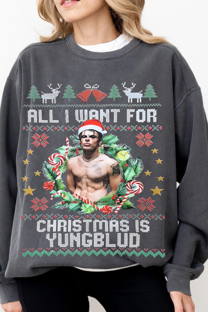Yungblud Sweatshirt For Christmas