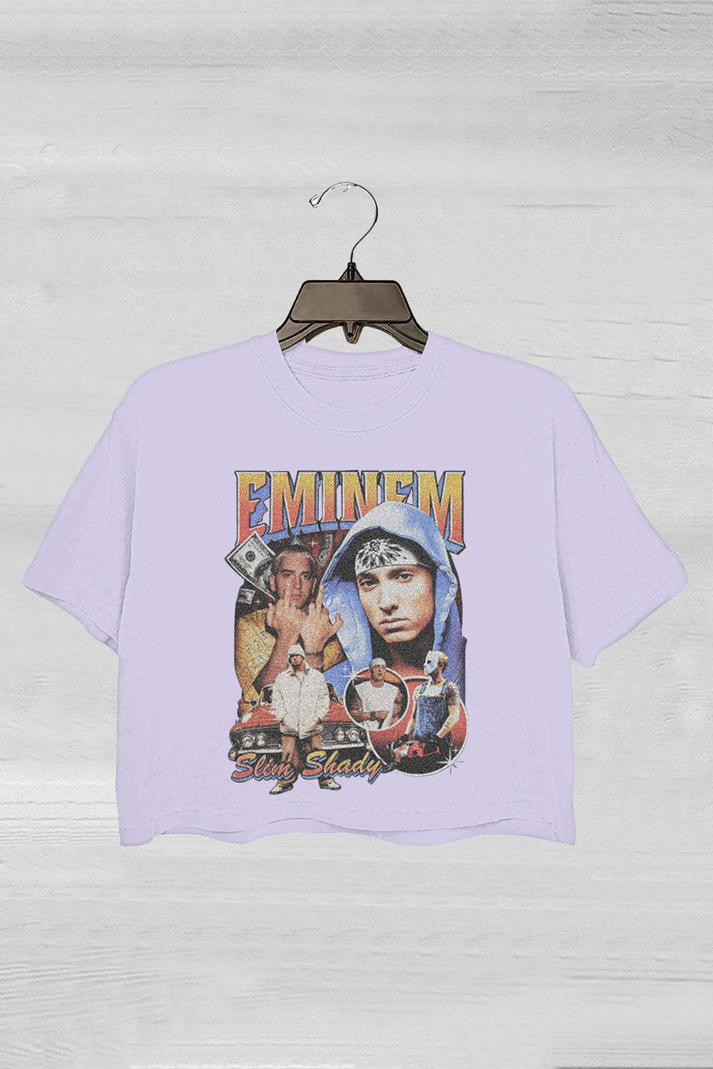 Limited Eminem Slim Shady Vintage Crop Tee For Women