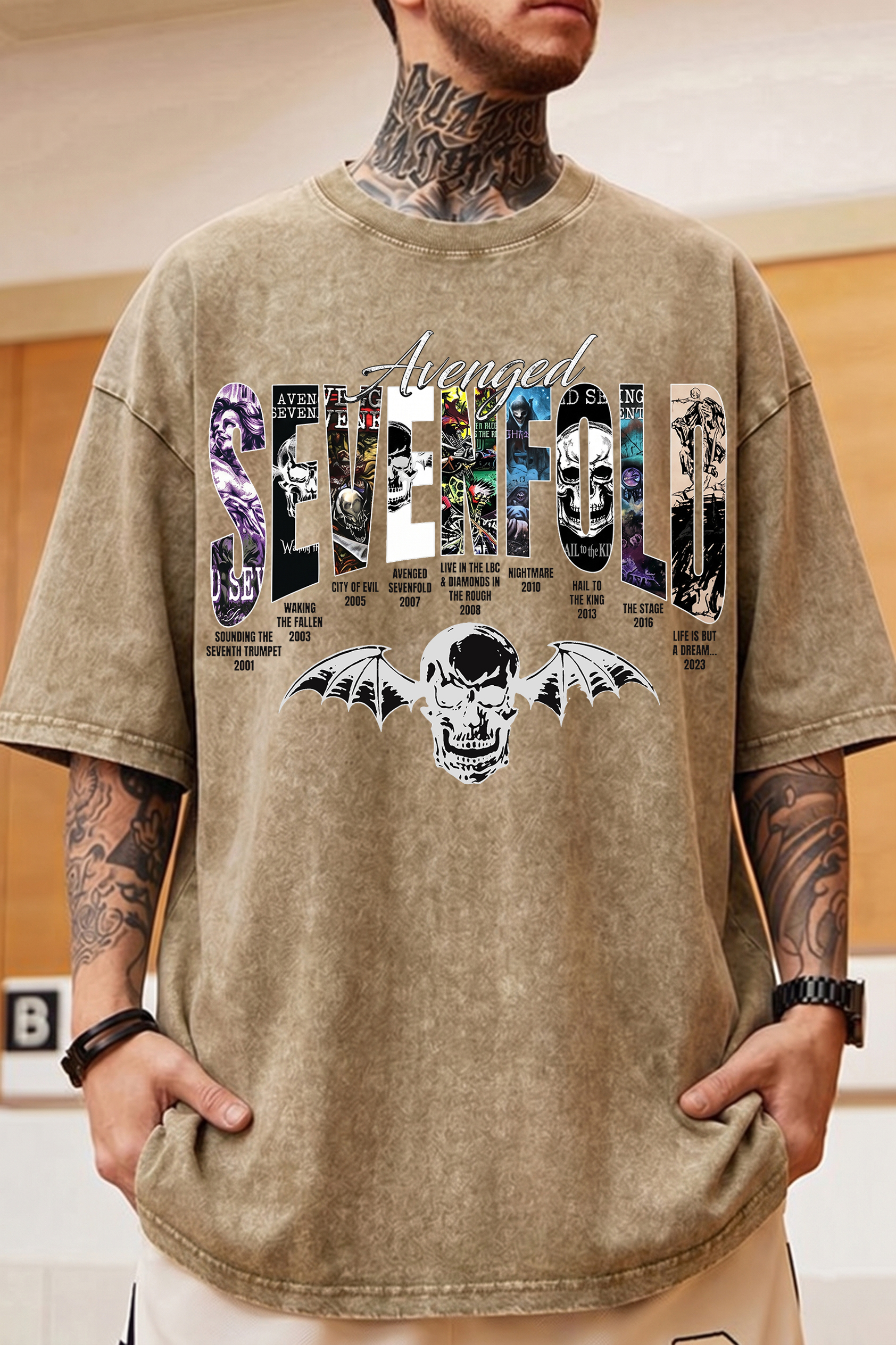 Avenged Sevenfold Washed Cotton Tee