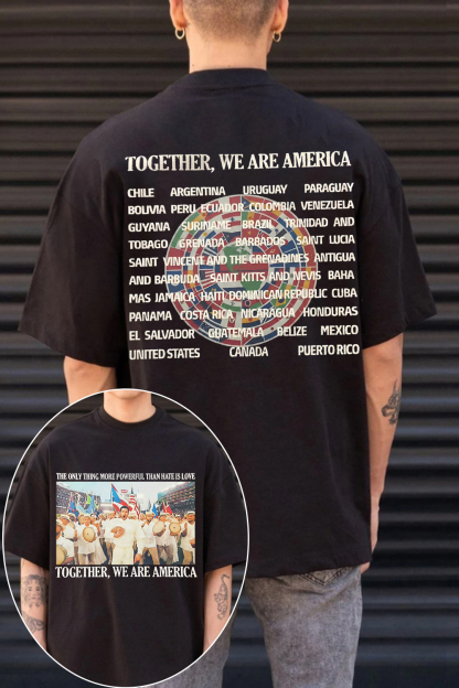 America BadBunny Tee For Men