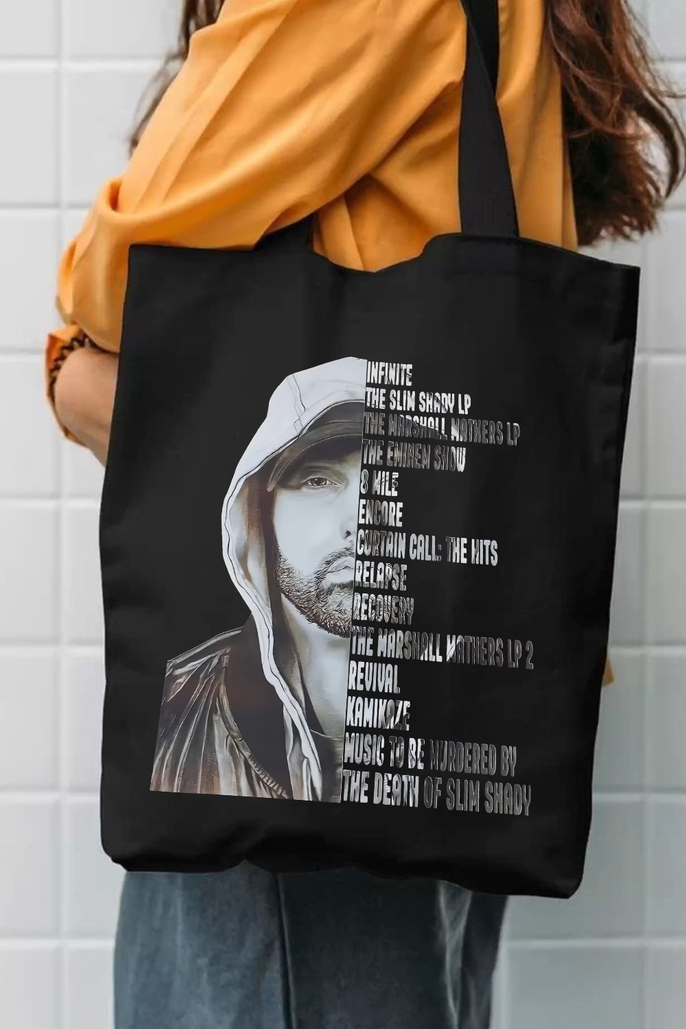 Eminem The Death Of Slim Shady Canvas Bag