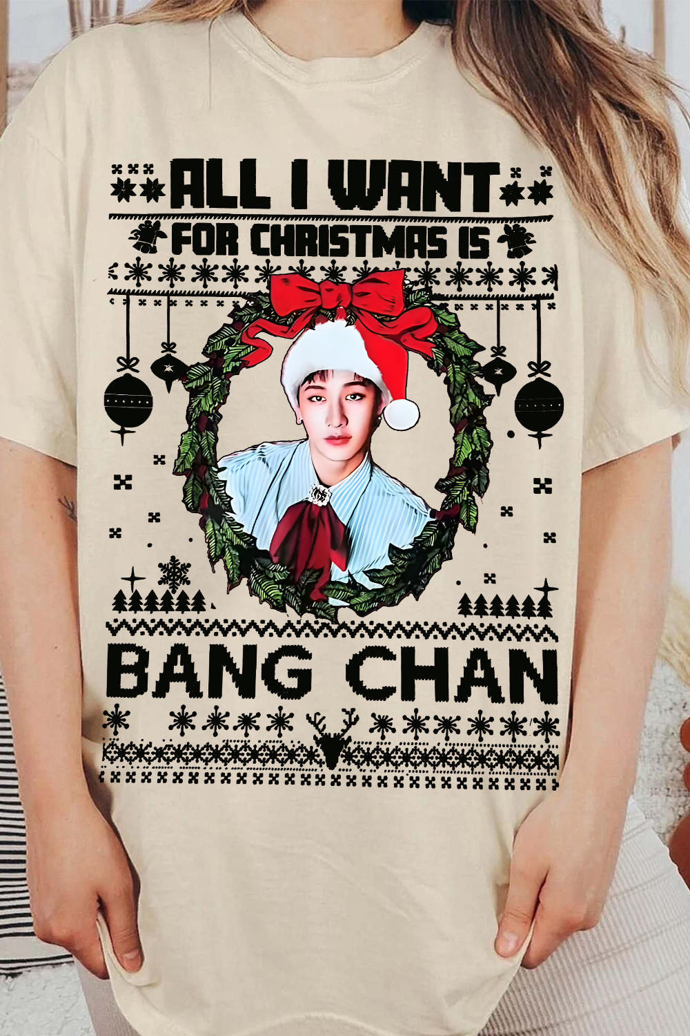 Bang Chan Christmas Women Shirt