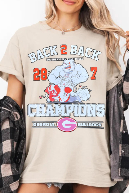 Back 2 Back SEC Champs Women Tee