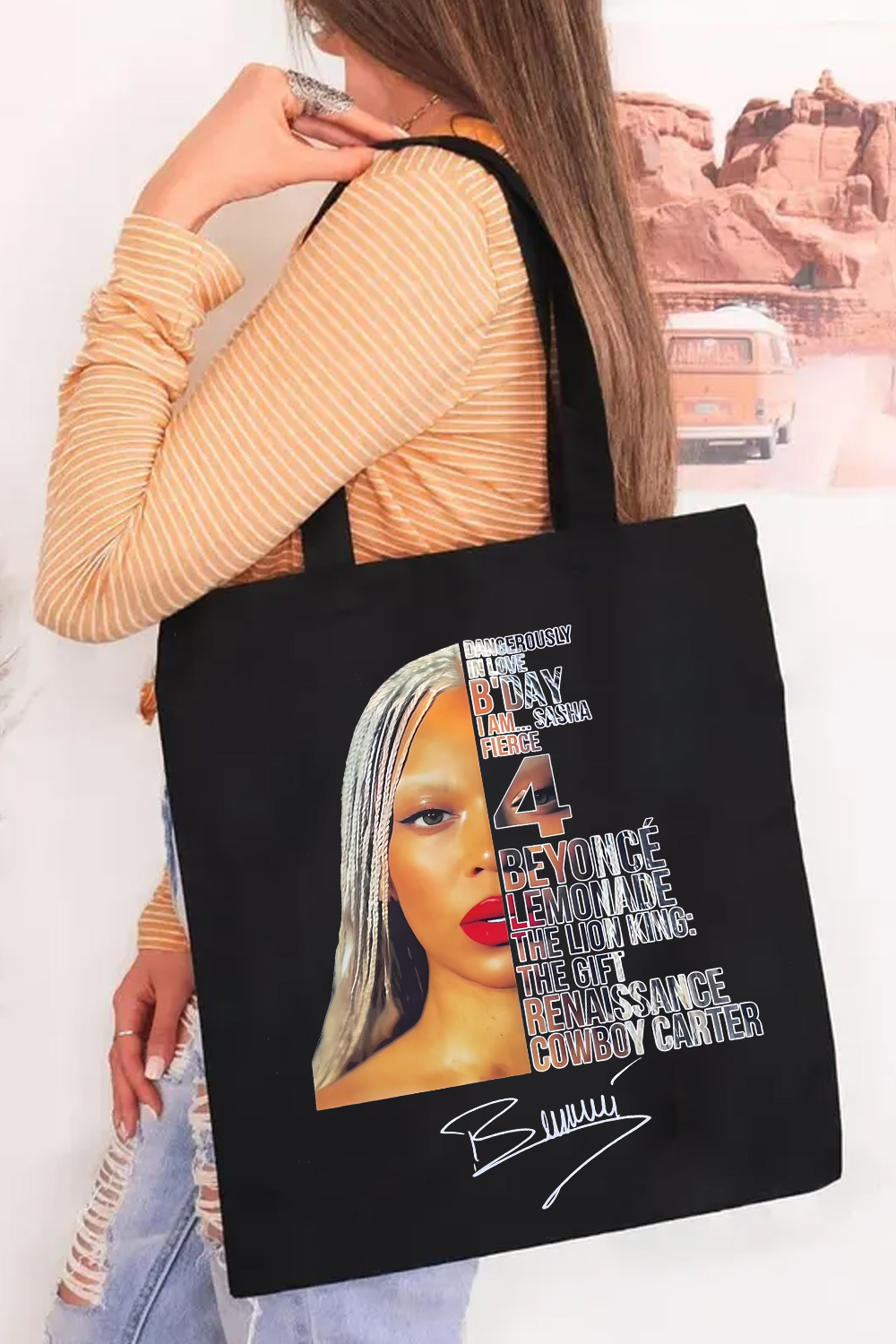 Beyoncé Concert Beyhive Renaissance Canvas Bag