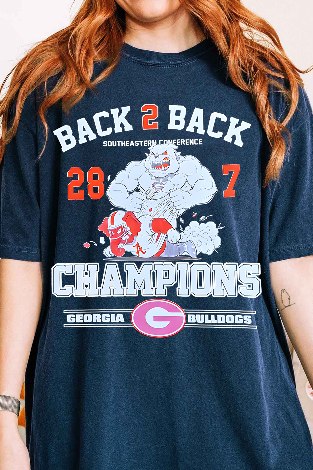 Back 2 Back SEC Champs Women Tee