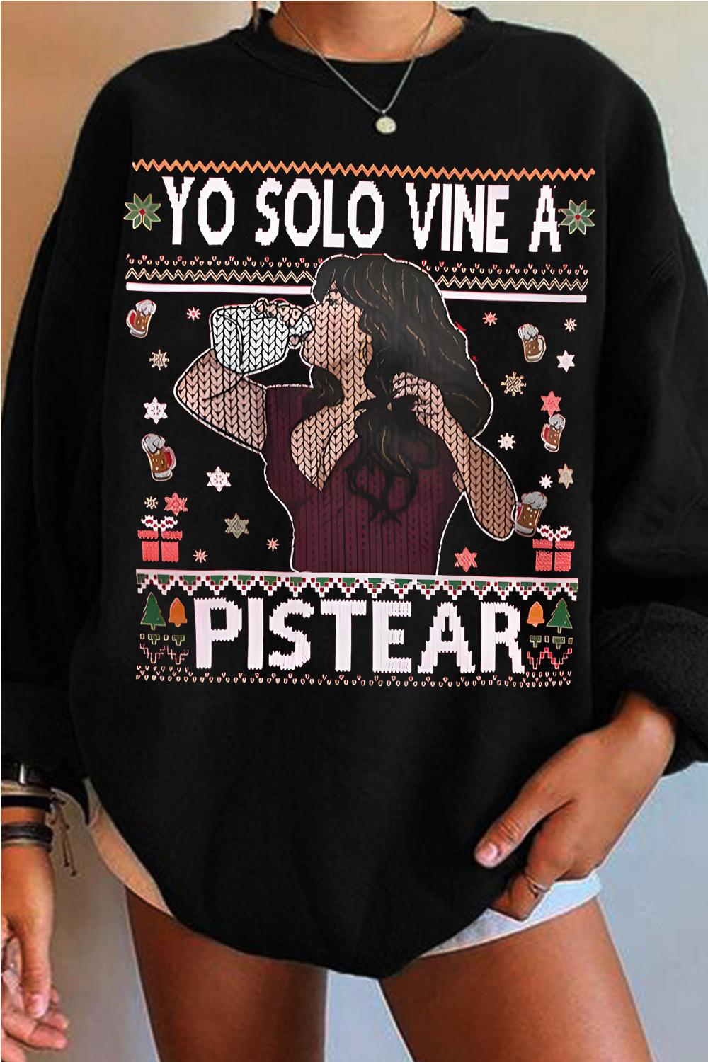 Funny Jenni Rivera Graphic Sweatshirt For Xmas 2025