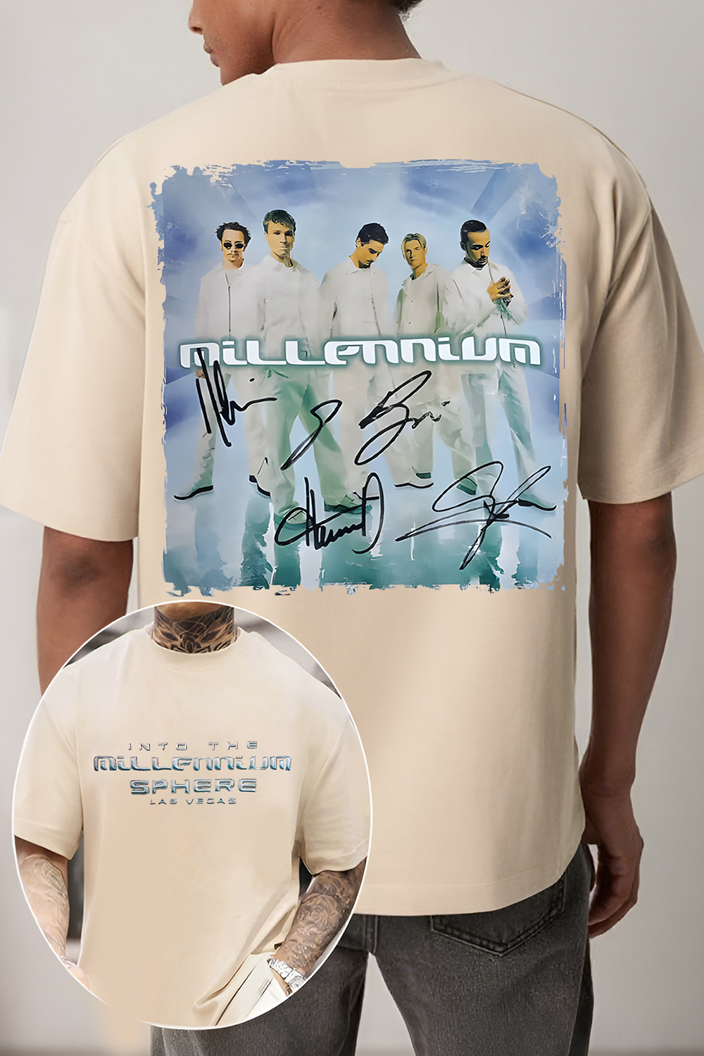 BSB Millennium tour  bboys tee