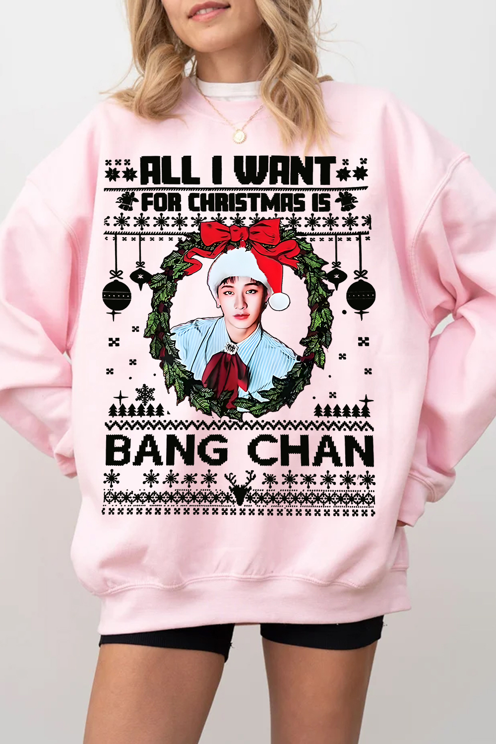  Bang Chan Christmas Sweatshirt 