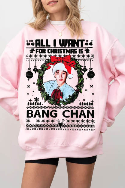  Bang Chan Christmas Sweatshirt 