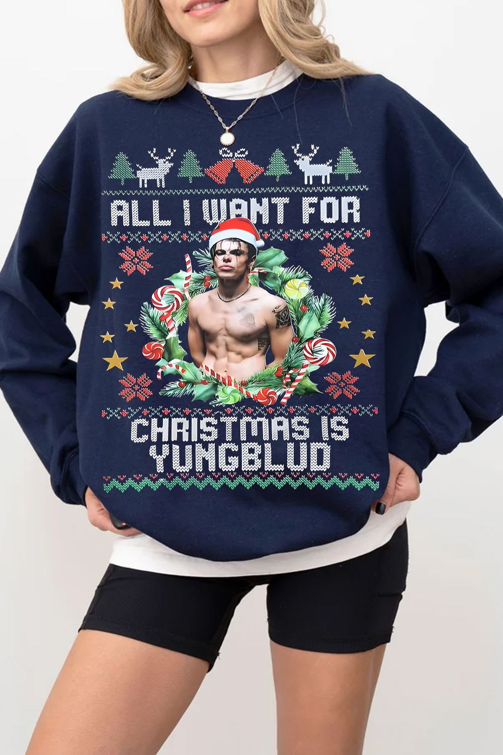 Yungblud Sweatshirt For Christmas