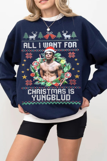 Yungblud Sweatshirt For Christmas
