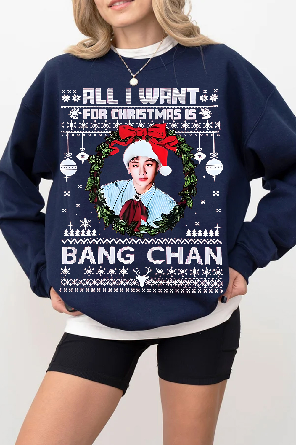  Bang Chan Christmas Sweatshirt 