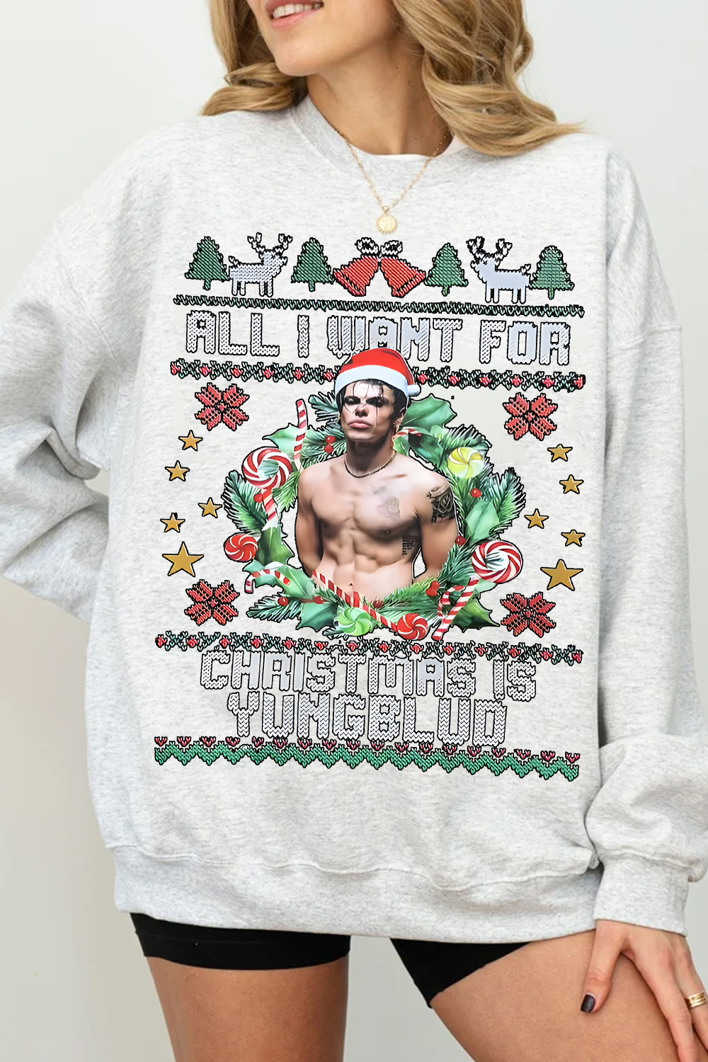 Yungblud Sweatshirt For Christmas