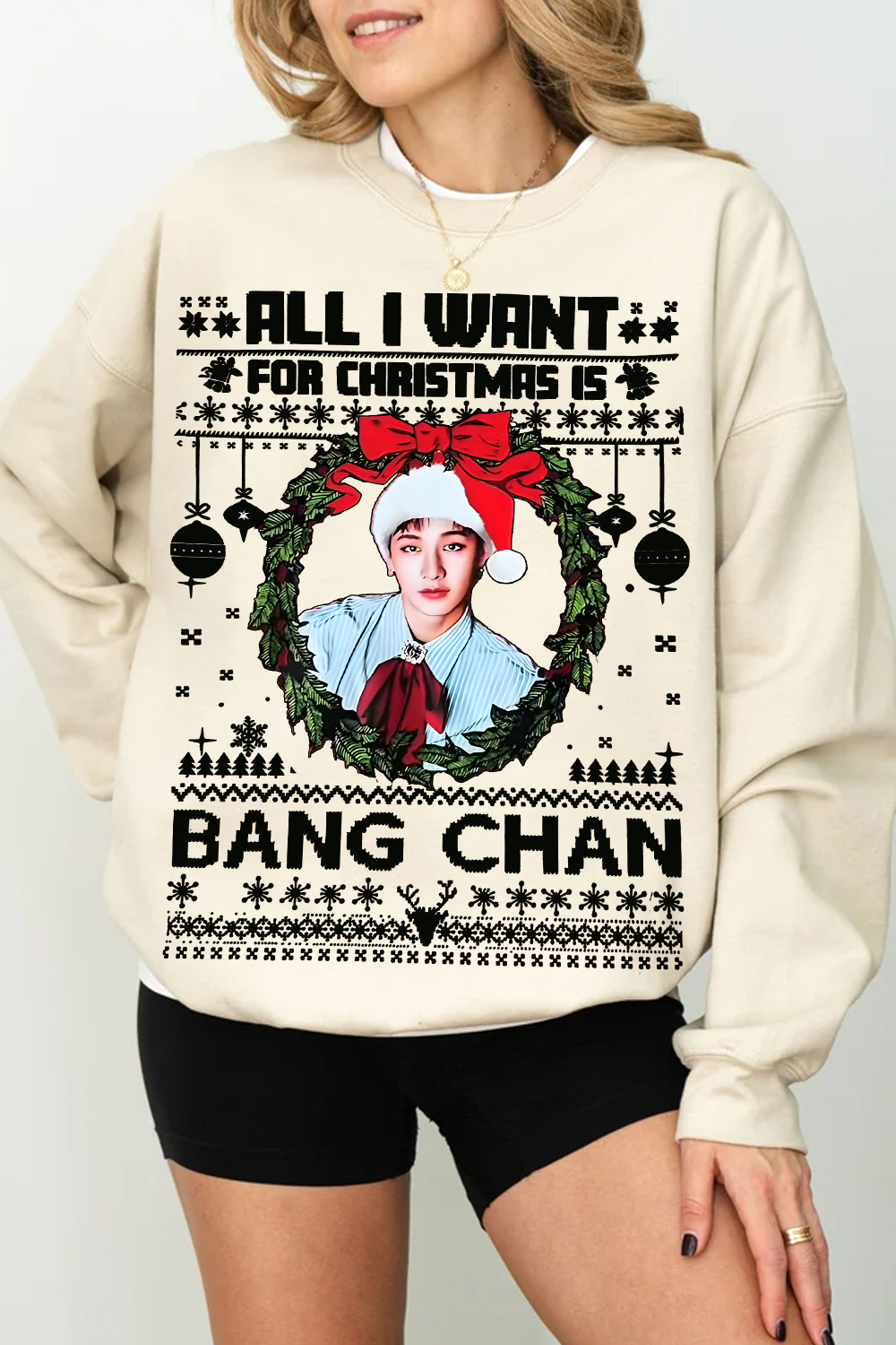  Bang Chan Christmas Sweatshirt 