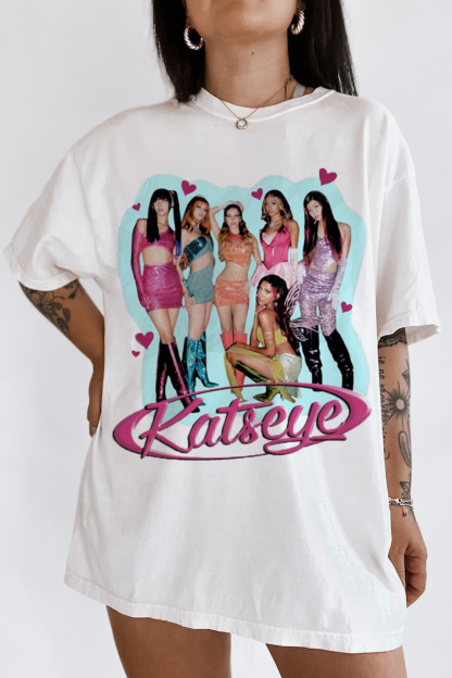 K4tseye Shirt Relaxed Fit Unisex Size Shirt K-pop tee