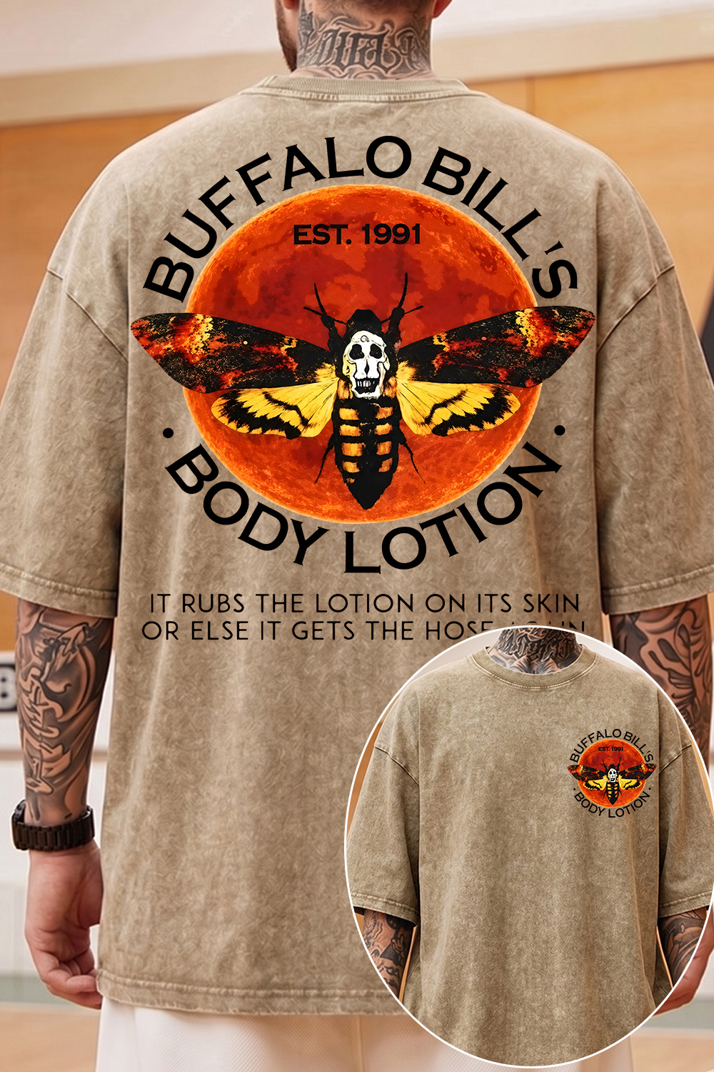 The Silence of the Lambs Movie Washed Cotton Shirt