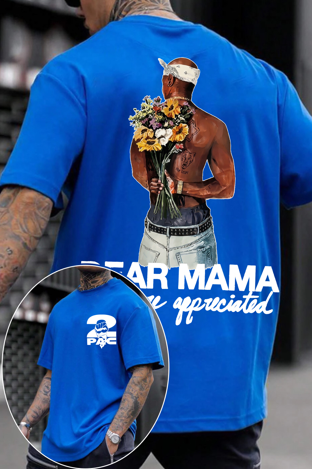 2pac Two-Sided Tee