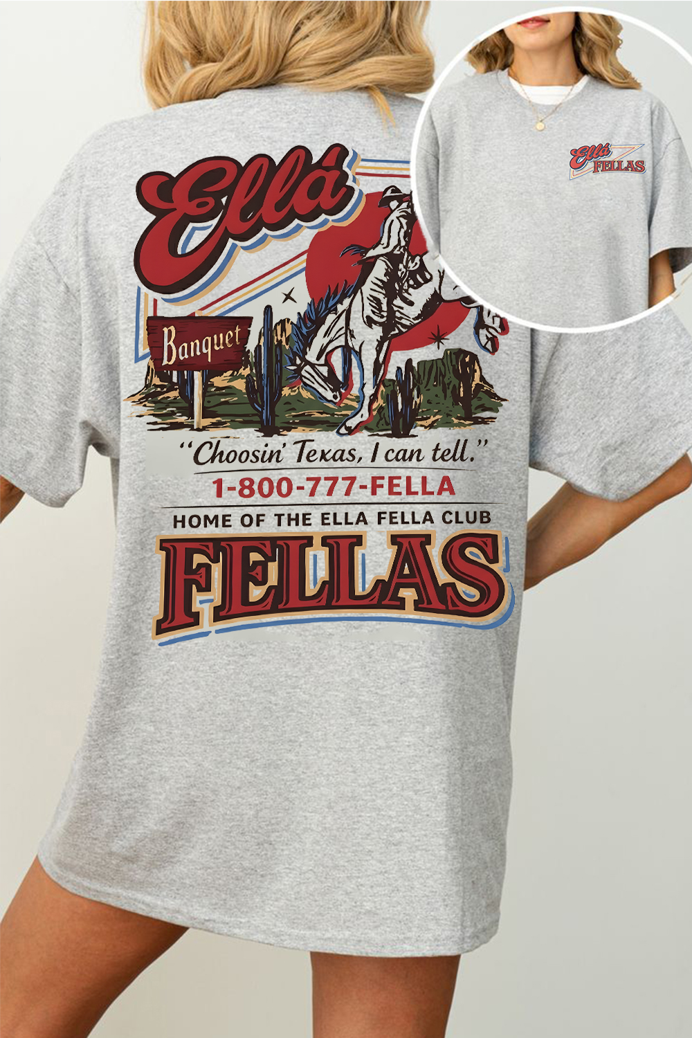 Ella Fella Club 2-Sided Shirt For Women