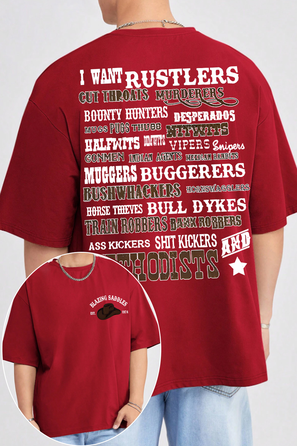 Blazingsaddles-1974 tee