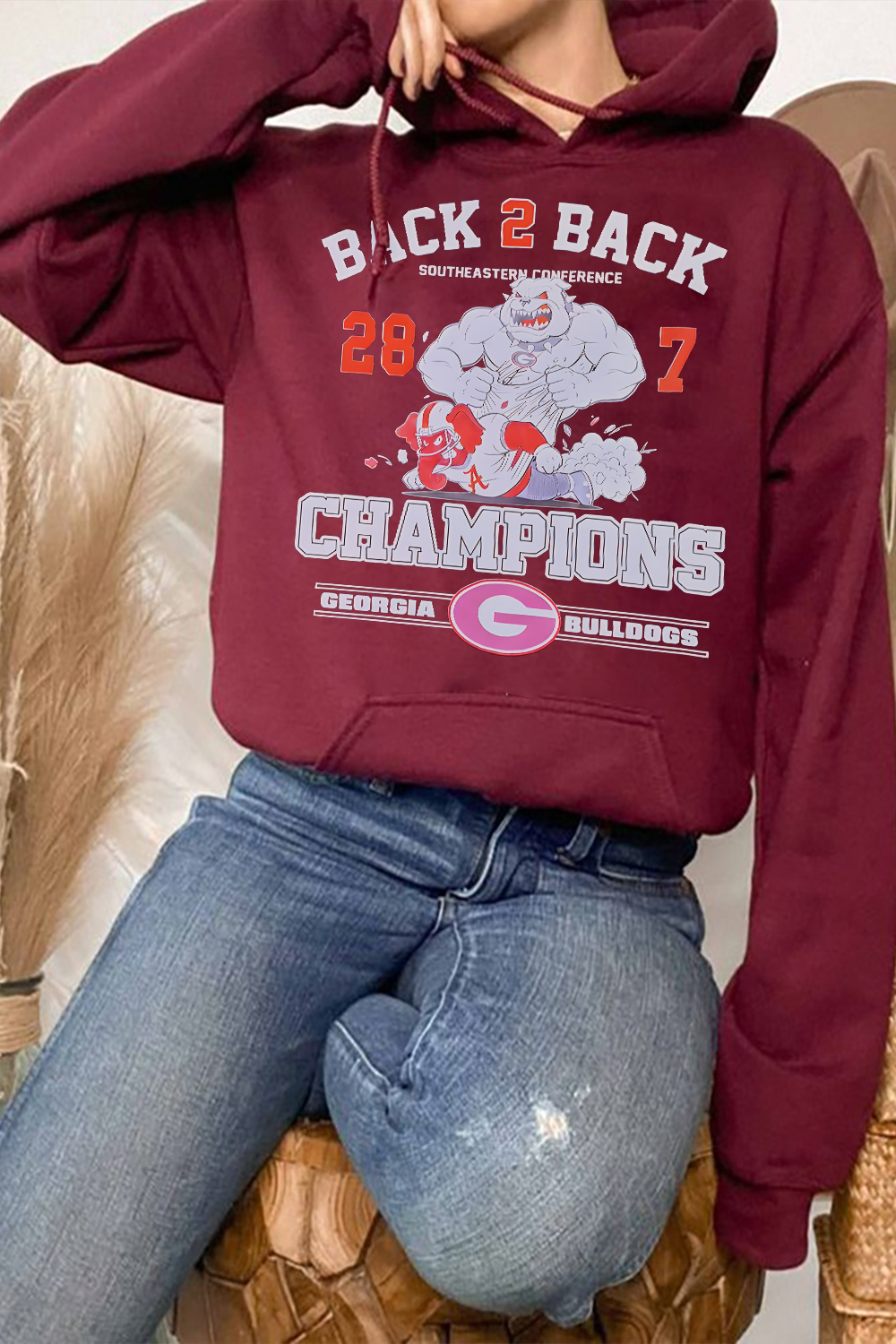 Back 2 Back SEC Champs Women Hoodie