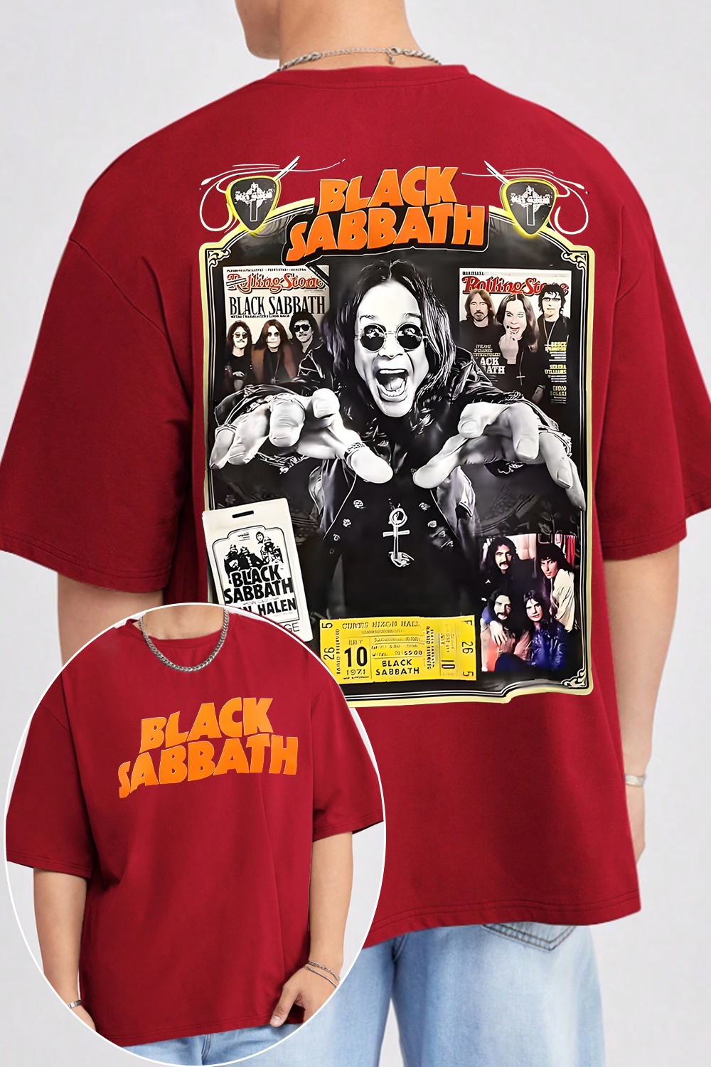 Blacksabbath Ozzyosbourne tee