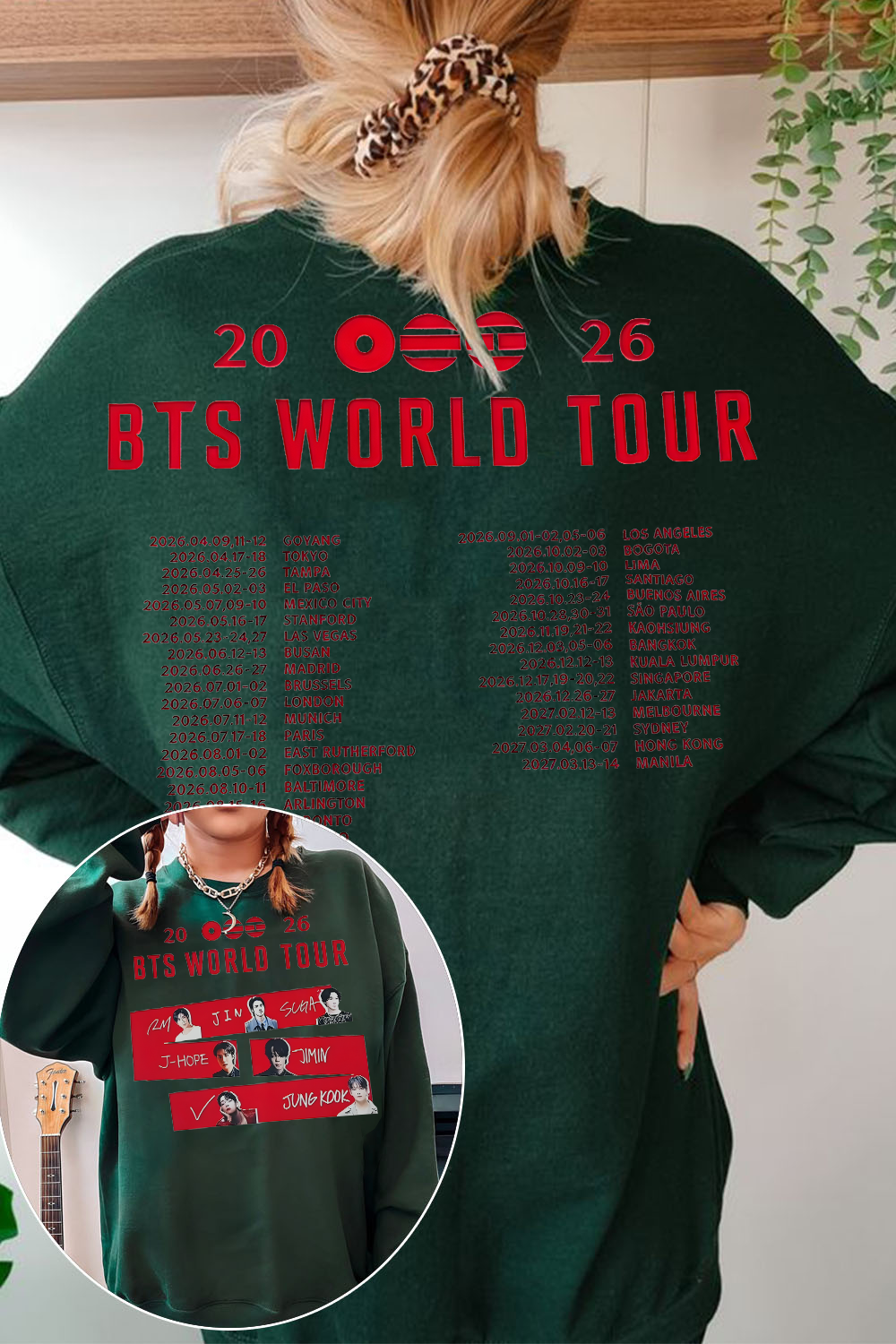 BTS Tour Sweatshirt