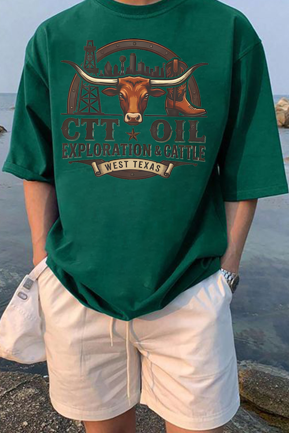 CTT Oil Exploration Cattle Shirt