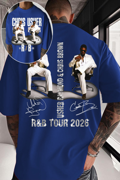 CB & Usher Concert Shirt
