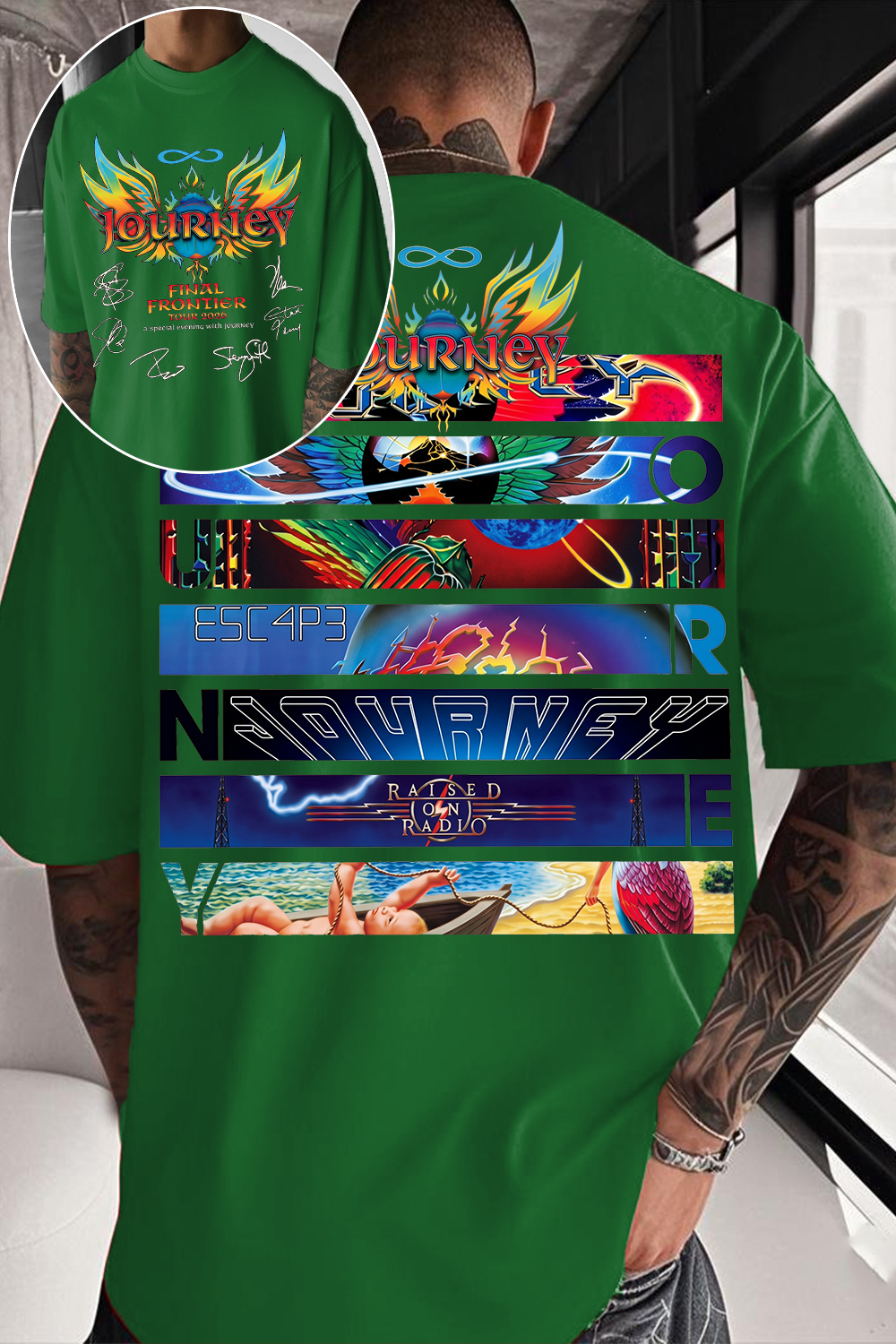 Journey Band Fan Tee